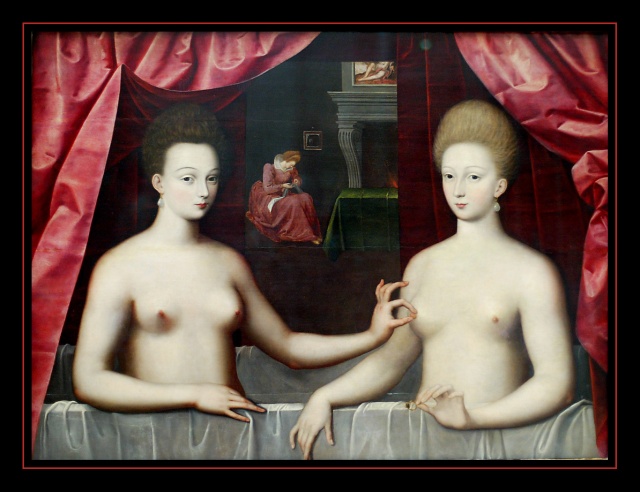El Eurociudadano nudista - Gabrielle d'Estrées y su hermana